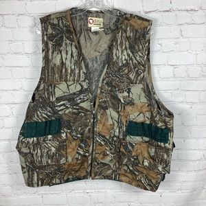 Real Tree Sports Afield Camouflage Hunting Vest Men’s‎ Size XL